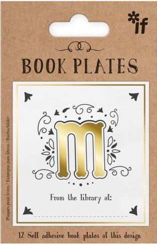 Letter Book Plates  Letter M